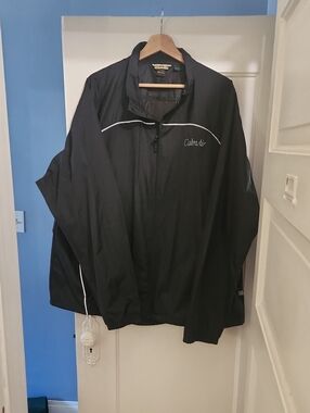Men's XXL Promotional Black Windbreaker Jacket